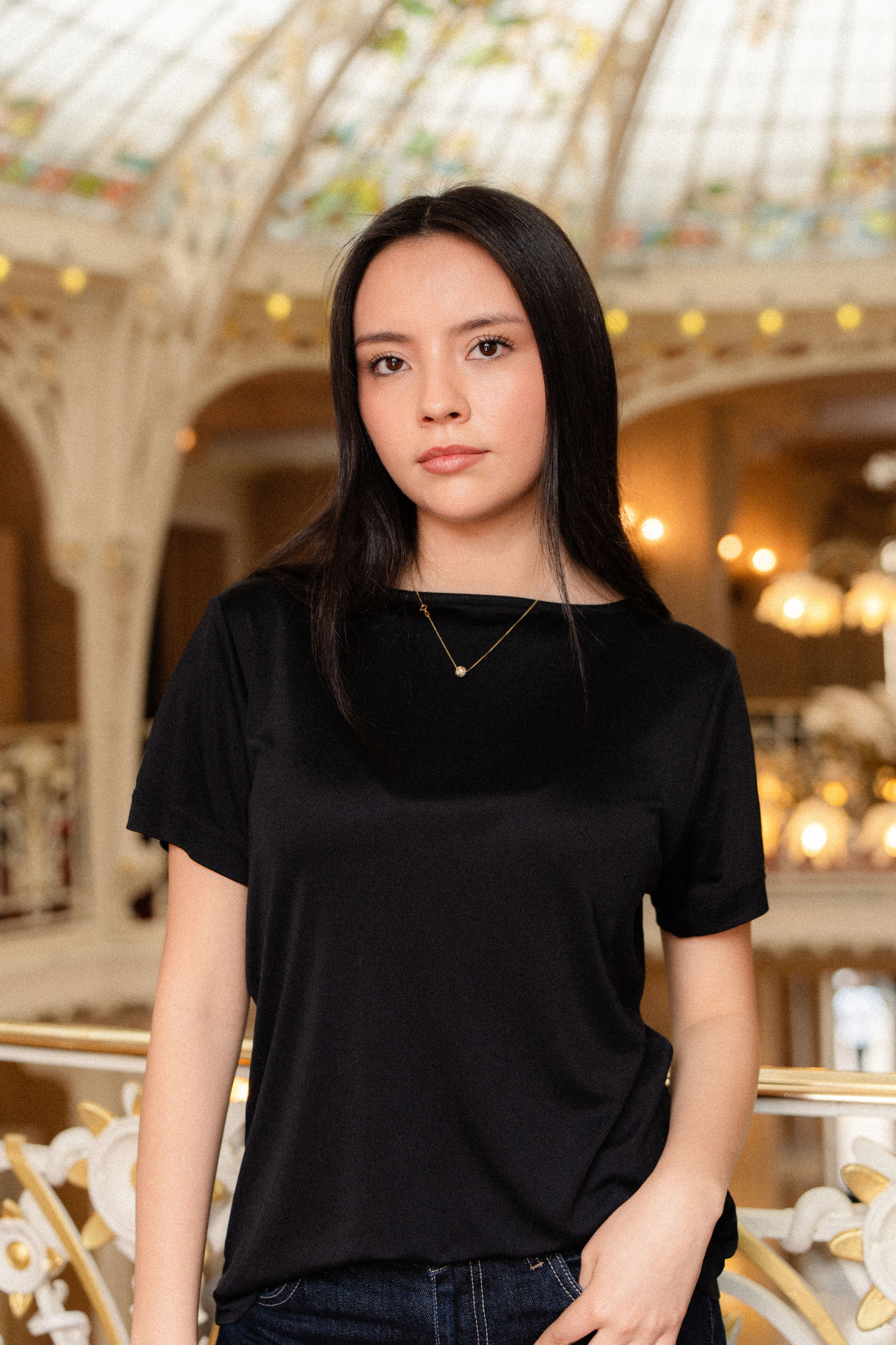 Raven Tee-Blouse in Monaco